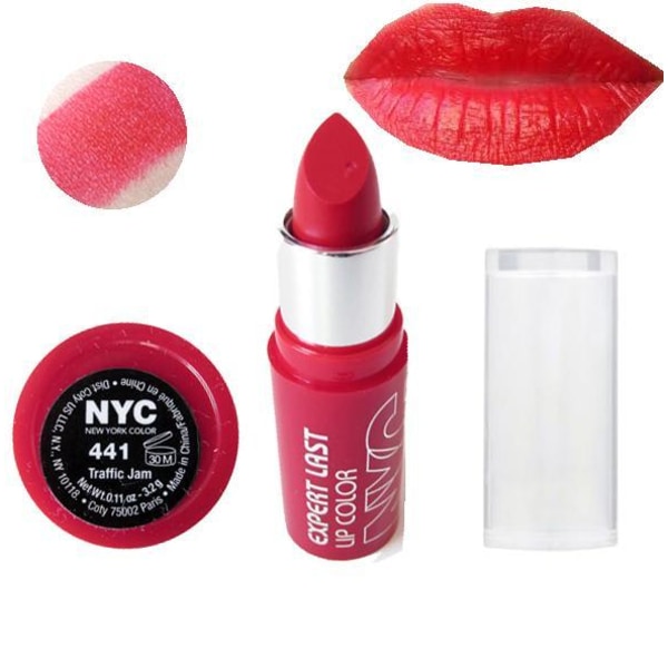 NYC Expert Last SATIN MATT Lipstick - Traffic Jam Rött guld