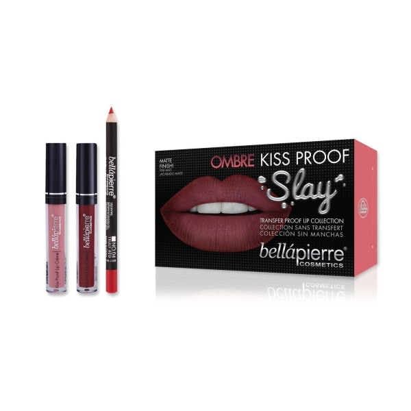 Bellapierre Transfer Liquid Lipstick Ombre Kit - 40's Red/Nude 40's Red+Nude