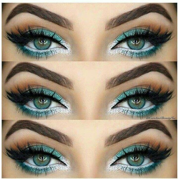 Nivea Pure Diamonds Trio-Eyeshadow -Majestic Greens multifärg