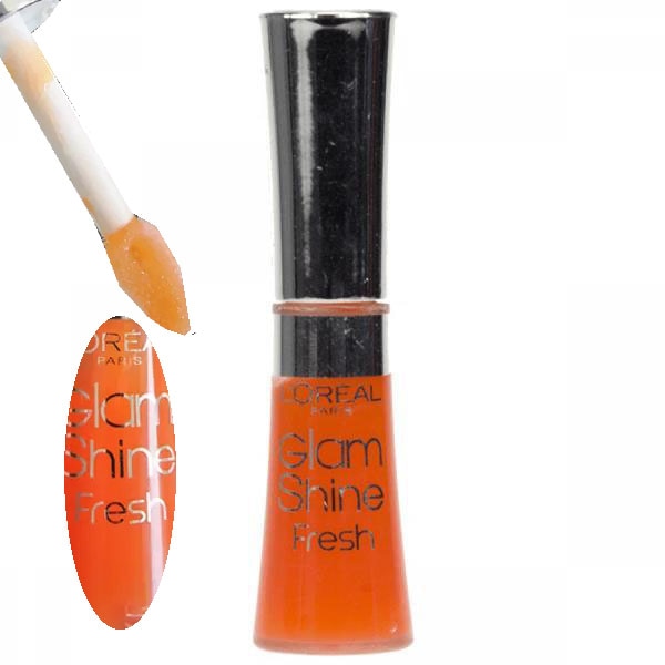 L'Oreal Glam Shine FRESH Reflection Lipgloss - Aqua Mandarin Ljusorange