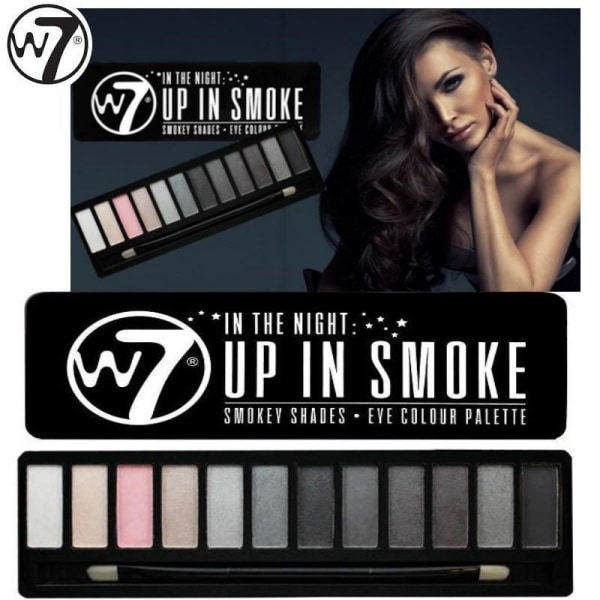 W7 'In The Night' Up In Smoke Eyeshadow Palette multifärg