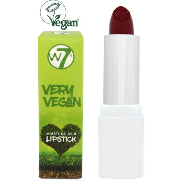 W7 Very Vegan Moisture Rich Lipstick-Cherished Chestnut Chestnut brown red