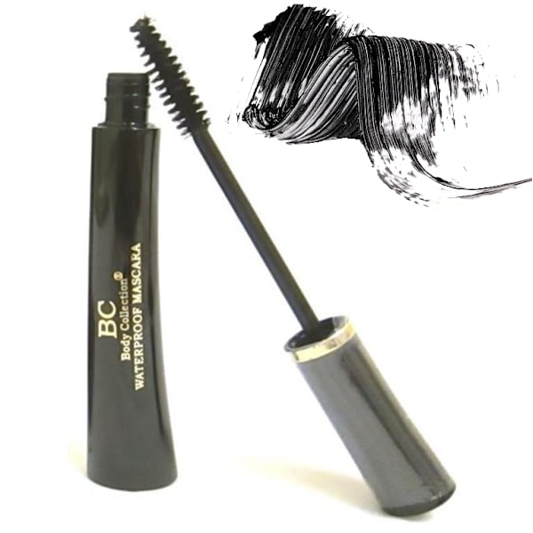 Body Collection Long Lasting Waterproof Mascara-Black Svart