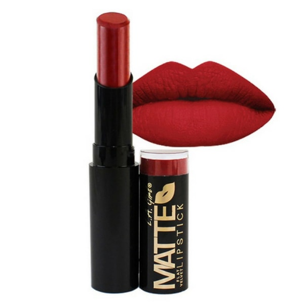 L. A. Girl Matte Flat Velvet Lipstick-Bite Me Velvet Red