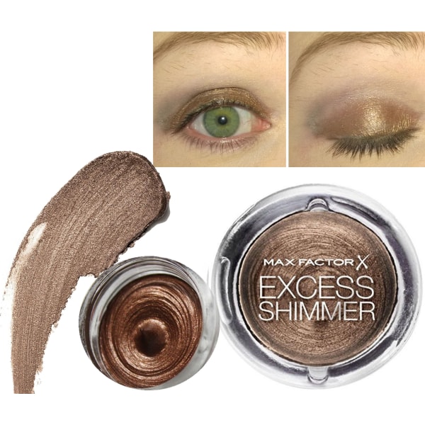 Max Factor Excess Shimmer Eyeshadow - Bronze Shimmery Bronze