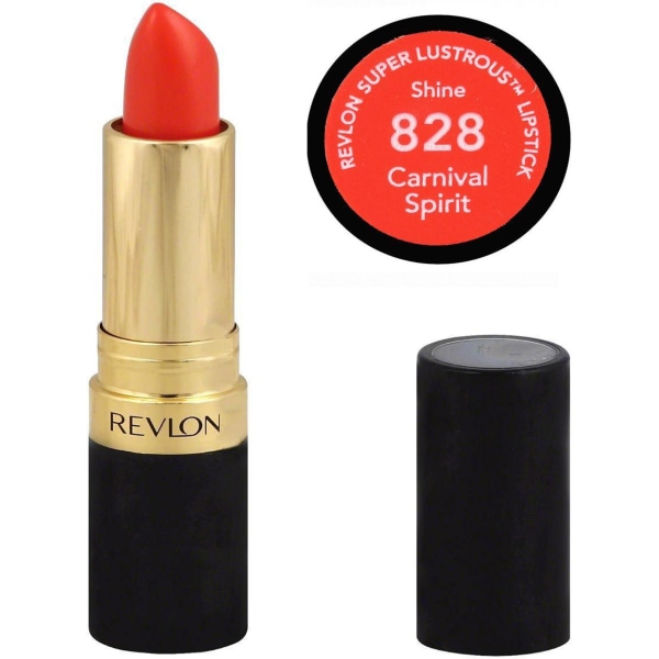 Revlon Super Lustrous CREME Lipstick - 828 Carnival Spirit Orange