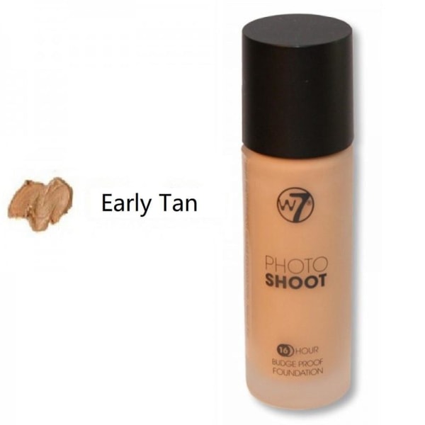 W7 Photoshoot 16HR Glass Foundation-Natural Tan Brun