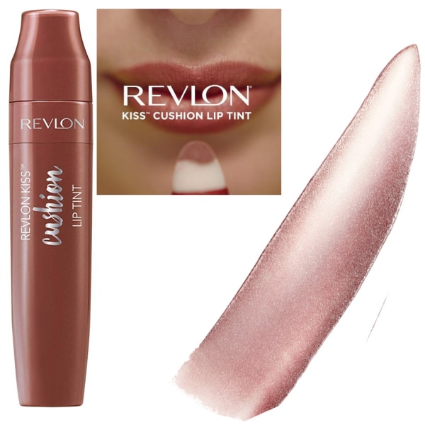 REVLON Kiss Cushion Lip Tint -200 Fancy Rose Pink Brown