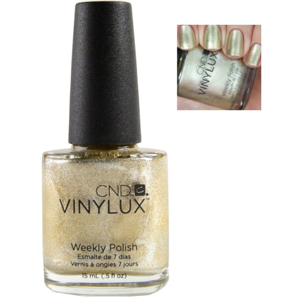 CND Vinylux Modern Folklore Collection - Locket Love 15ml gold and silver