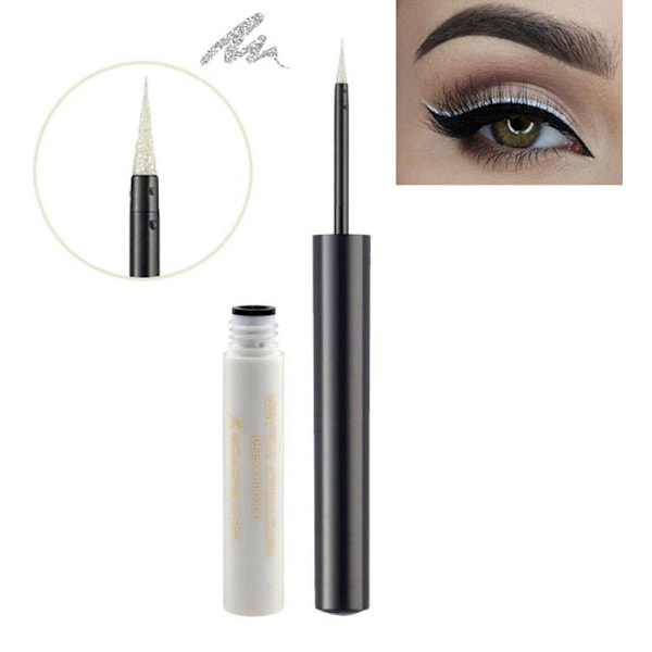 Max Factor Colour X-Pert Waterproof Eyeliner Pen-Metallic White Metallic White