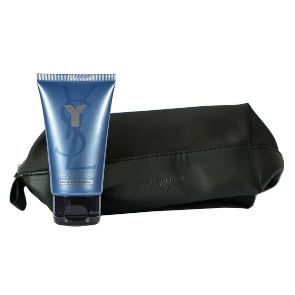 YSL After Shave Balm 50ml and Original Black Toiletry Bag