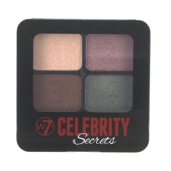 W7 Celebrity Secrets 4 Step-To-Perfect Matte Shadow Kit -Sultry multifärg