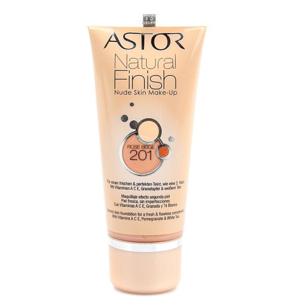 Astor Natural Finish Nude Skin Makeup FOUNDATION-Rose Beige Beige