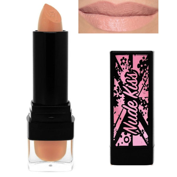 W7 Limited Edition Nude Kiss Naked Lipstick - Summer Fling Light Brown