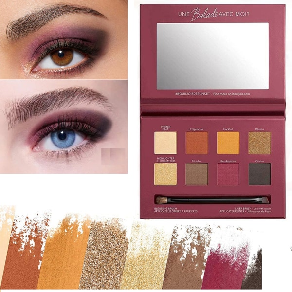 Bourjois 4 In 1 Eyeshadow Quai De Seine Palette - Sunset Edition flerfärgad