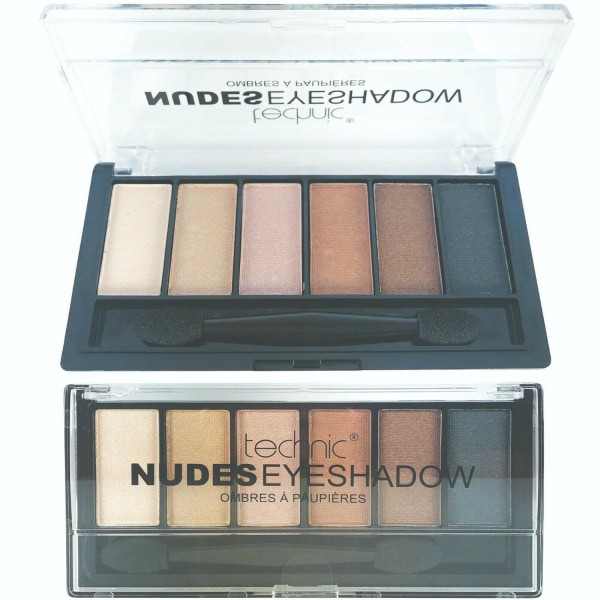 Technic Matte Shimmer Nude Eyeshadow Kit - Nude multifärg