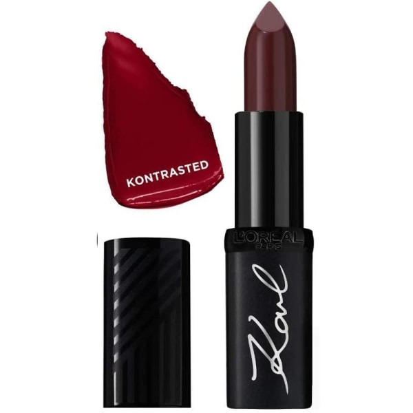 L'Oreal Karl Lagerfeld Color Riche Lipstick-Kontrasred Röd