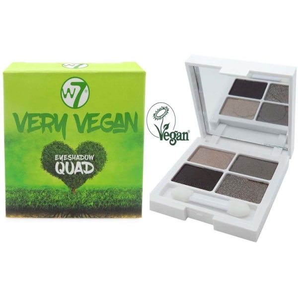 W7 Very Vegan Eyeshadow Quad-Warm Winter multifärg