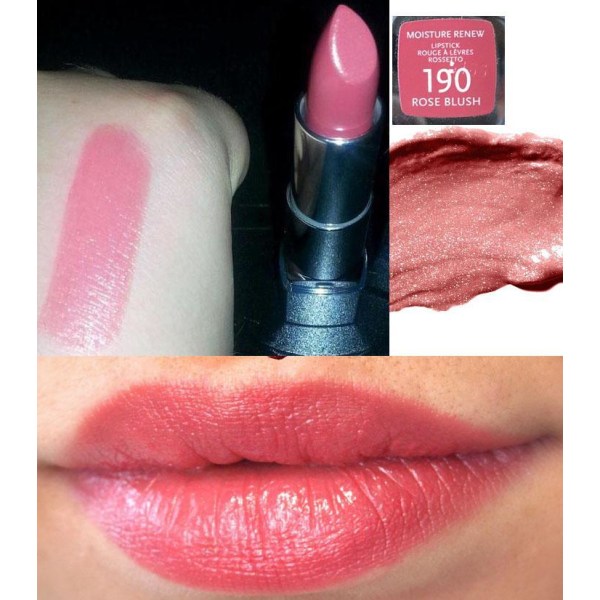 Rimmel Moisture Renew Lipstick-Rose Blush Gammal rosa