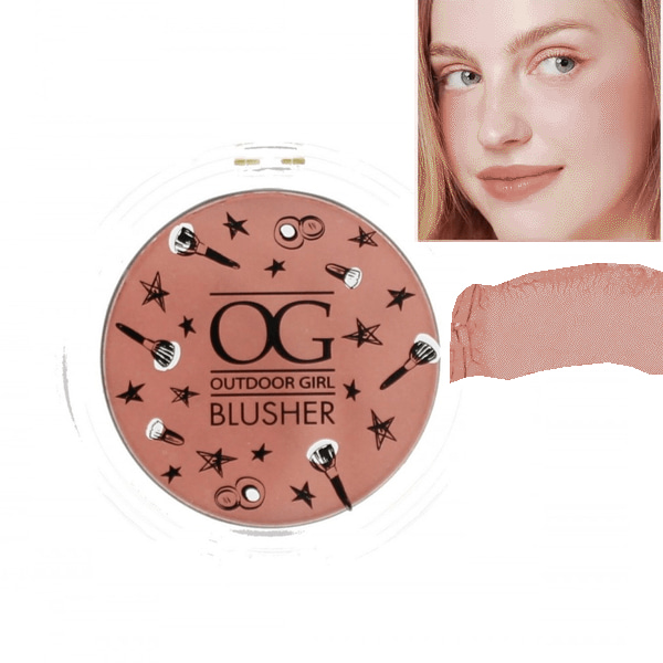 Outdoor Girl Powder Blusher Compact - Almost Nude Almost Nude