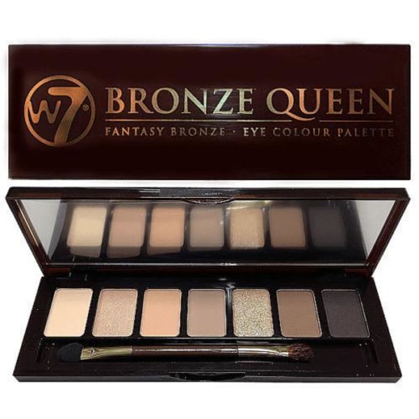 W7 Bronze Queen Fantasy Bronze 7 Colour Eyeshadow Palette multifärg