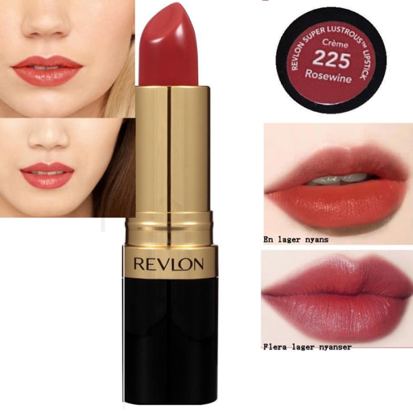 REVLON Super Lustrous CREME Lipstick  - 225 Rose Wine copper peach