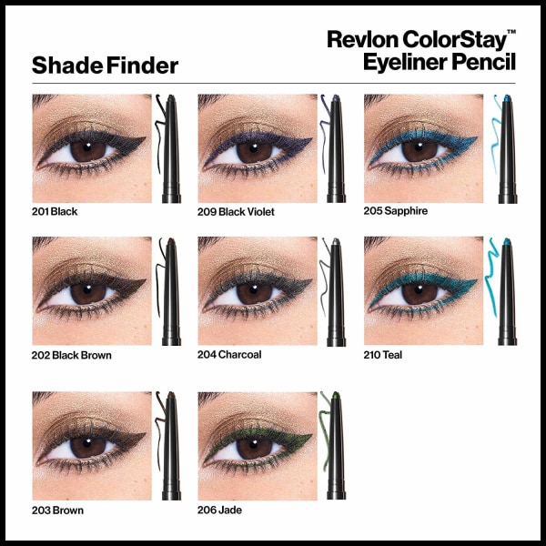 Revlon COLORSTAY Twist-Up 16Hr Eyeliner with smudger - Black Svart