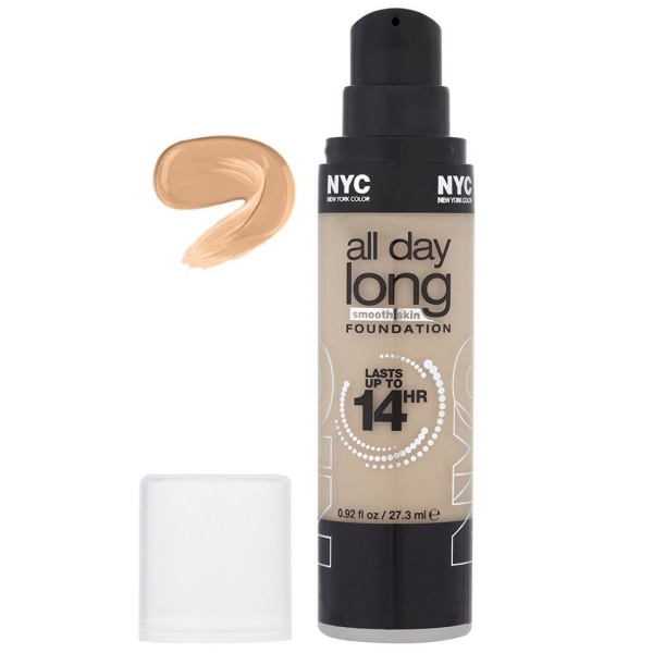 NYC All Day Long Smooth Skin Foundation - 744 Soft Beige Beige