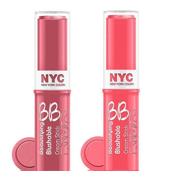 NYC BB Cream-To-Powder 2 Blush-SOHO PINK&Never Sleeping Pink multifärg