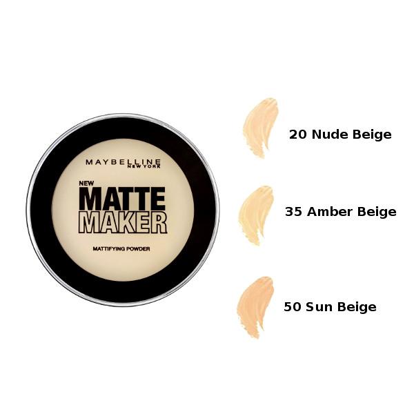 Maybelline Matte Maker Mattifying Powder - 50 Sun Beige Beige