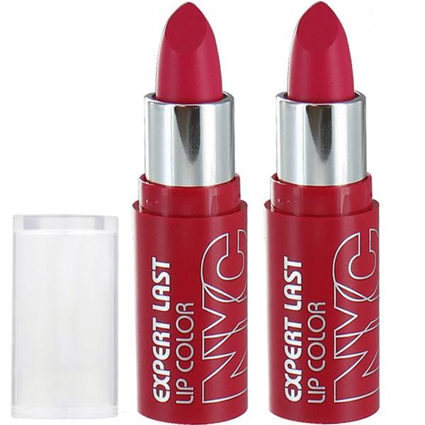 2st NYC Expert Last SATIN MATT Lipstick-Velvety Fuchsia Cerise