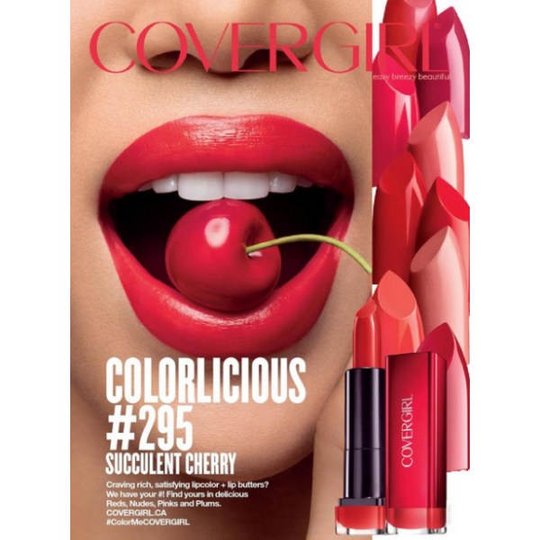 Covergirl Colorlicious Lipstick - 295 Succulent Cherry Succulent Cherry