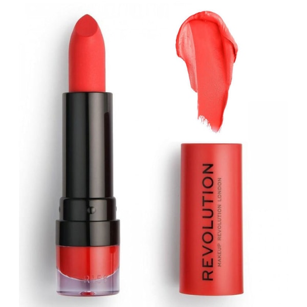 Revolution Makeup Vegan & Cruelty Free Matte Lipstick-Cherry Cherry Red