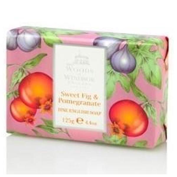Woods of Windsor Fine English Soap - Sweet Fig & Pomegranate
