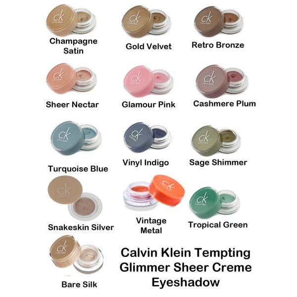 Calvin Klein Tempting Glimmer Creme EyeShadow-Snakeskin Silver Snakeskin Silver 