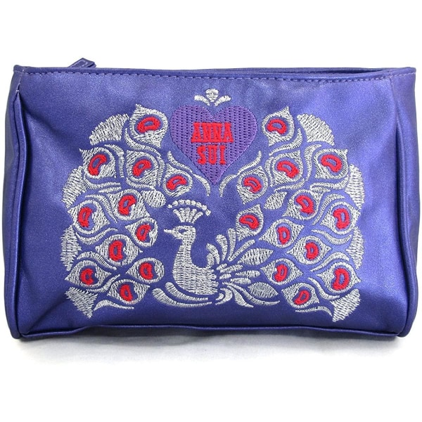 Anna Sui Sweetheart Cosmetics Pouch Blå