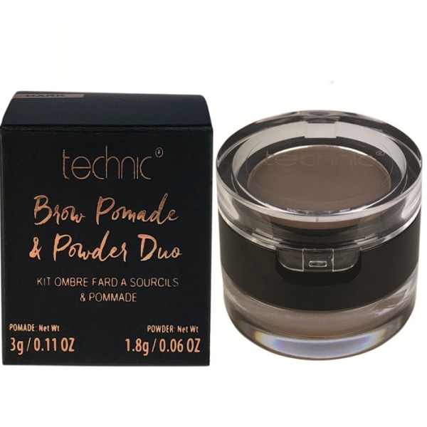 Technic Brow Pomade & Powder DUO KIT-Medium Medium Brown