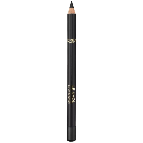 L'Oreal Le Khol Superliner Eye Liner Pencil-Midnight Black Svart
