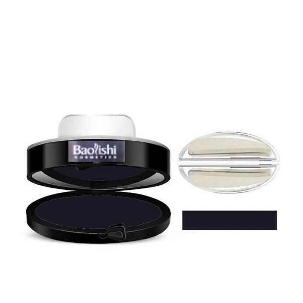Baolishi The 3 seconds Quick Fix Make-up Printing Eye Brows-Shad Svart