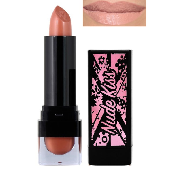 W7 Limited Edition Nude Kiss Naked Lipstick - Summer Fling Light Brown