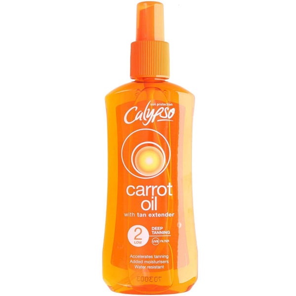 Calypso Deep Tan ORIGINAL Carrot Oil Spray With Tan Extender SFP