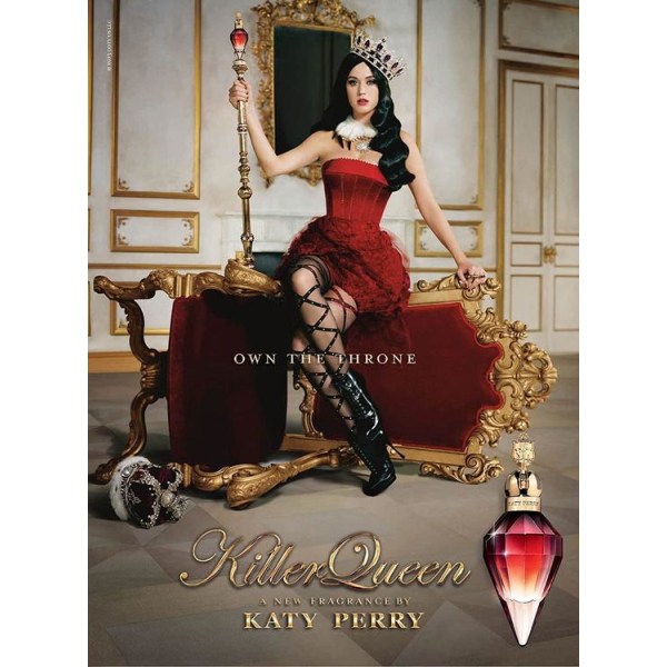 Katy Perry Killer Queen EDP 100ml+200ml SG+YSL Cosmetics Bag