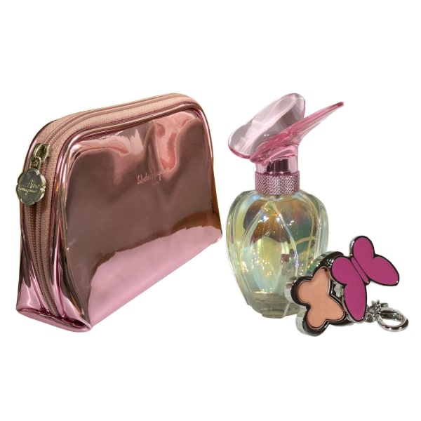Mariah Carey Luscious Pink EdP 50ml+Salvatore Ferragamo Pink Purse+Compact Perfume