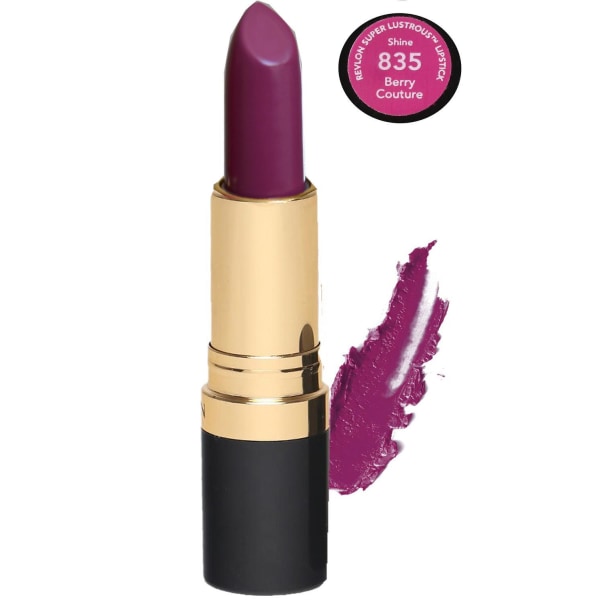 Revlon Super Lustrous SHINE Lipstick - Berry Couture Mörkrosa