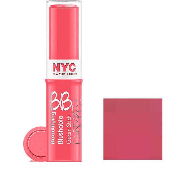 NYC BB Cream To Powder Blush Stick- 002 Never Sleeping Pink Rosa