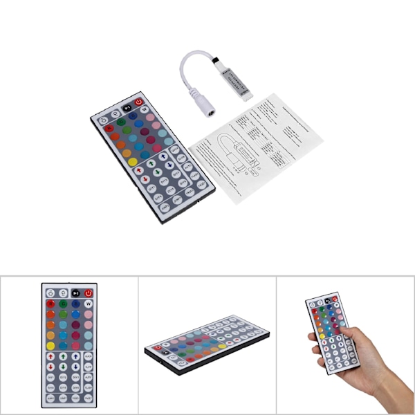 Mini 17/20/24/44 Näppäimen IR-Kaukosäädin Langaton Ohjain 3528 5050 RGB LED-Nauhavalolle