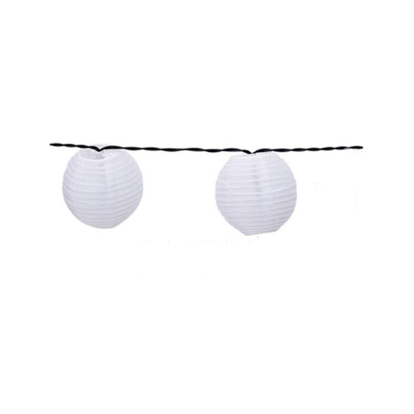 Qedertek Solar Lichterkette Lampion Außen 6 Meter 30 LED