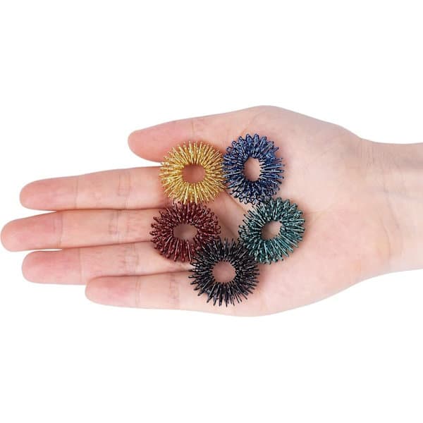 Stressring 14-pakning – Fidget Ring & Sensoriske stressleker for angst og ADHD