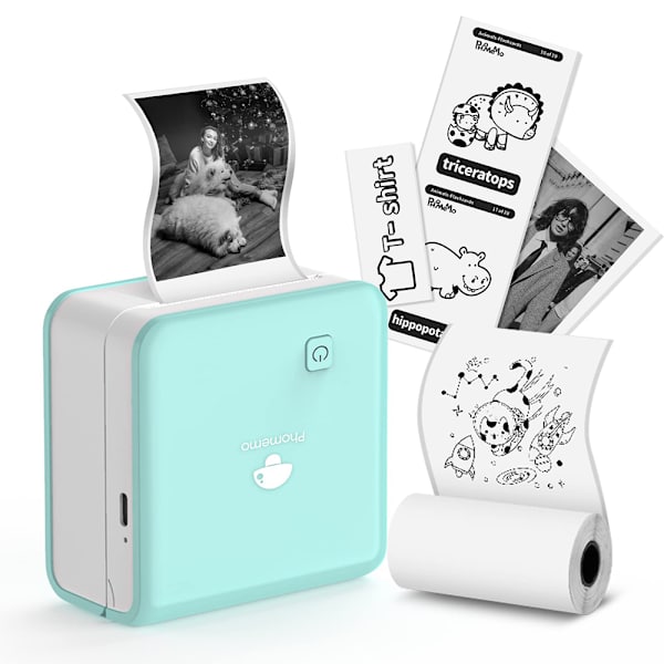 M02 Pro 300 DPI thermal , Bluetooth valokuvatulostin matkapuhelimeen, yhteensopiva 15, 25, 53 mm paperin kanssa, iOS ja Android, ihanteellinen