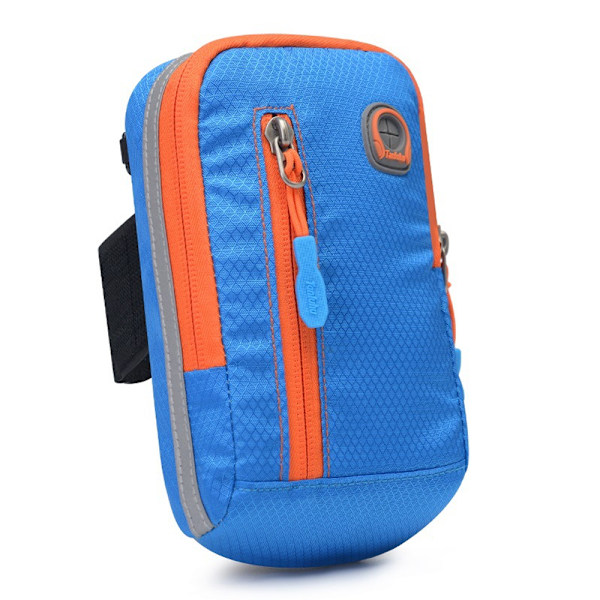 Nylon utendørs sports løping mobiltelefon arm bag multifunksjonell skulder bag crossbody bag